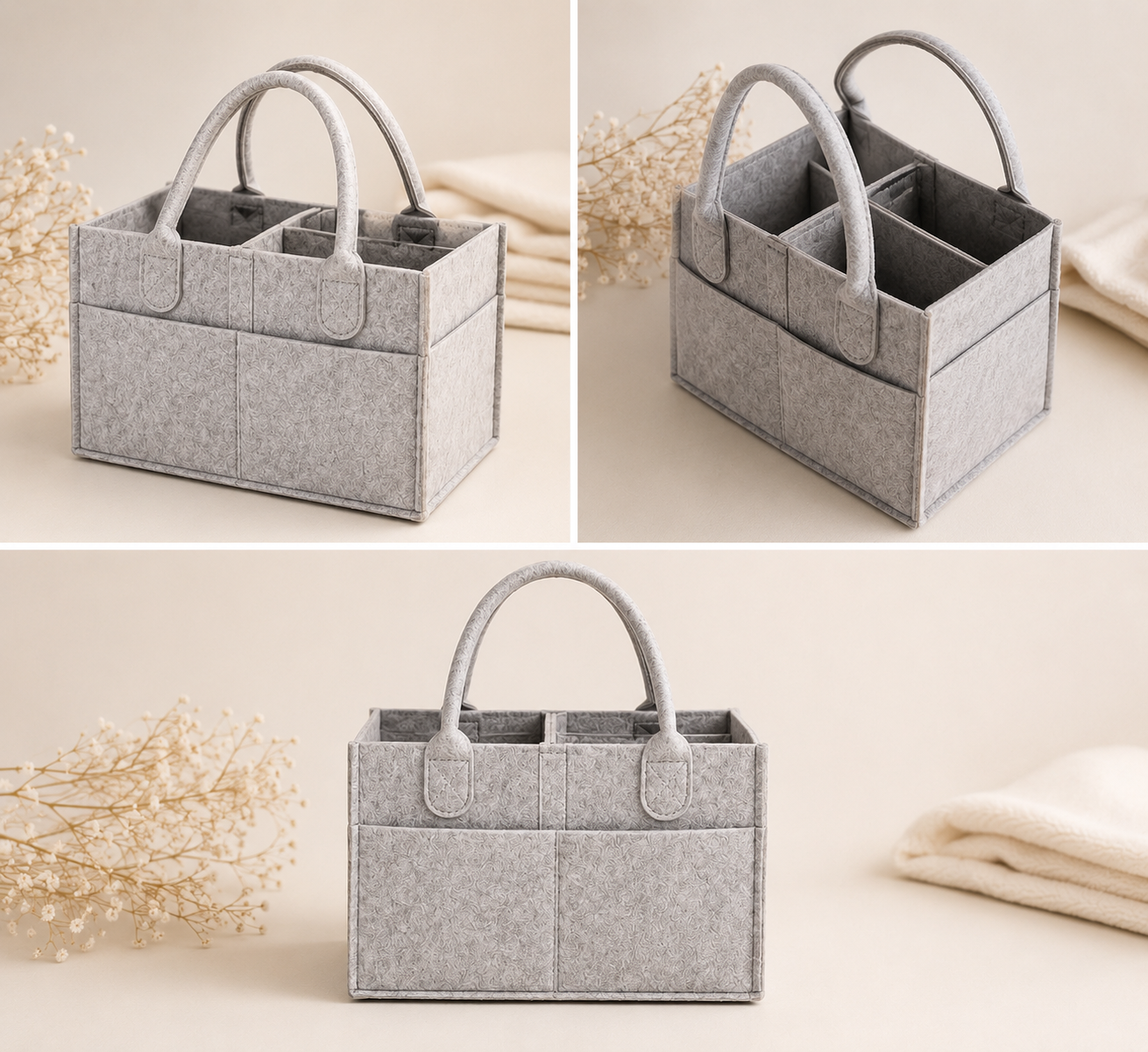 ✨ Baby Organizer Caddy - Keep All Essentials Within Arm's Reach