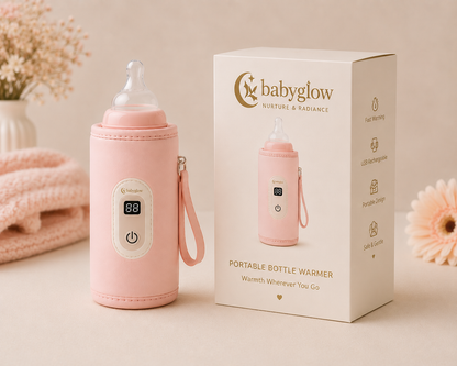 💛 BabyGlow Portable Bottle Warmer – Warmth Wherever You Go